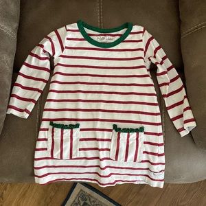 Ruffle Butts dress (2T) - Red/green
